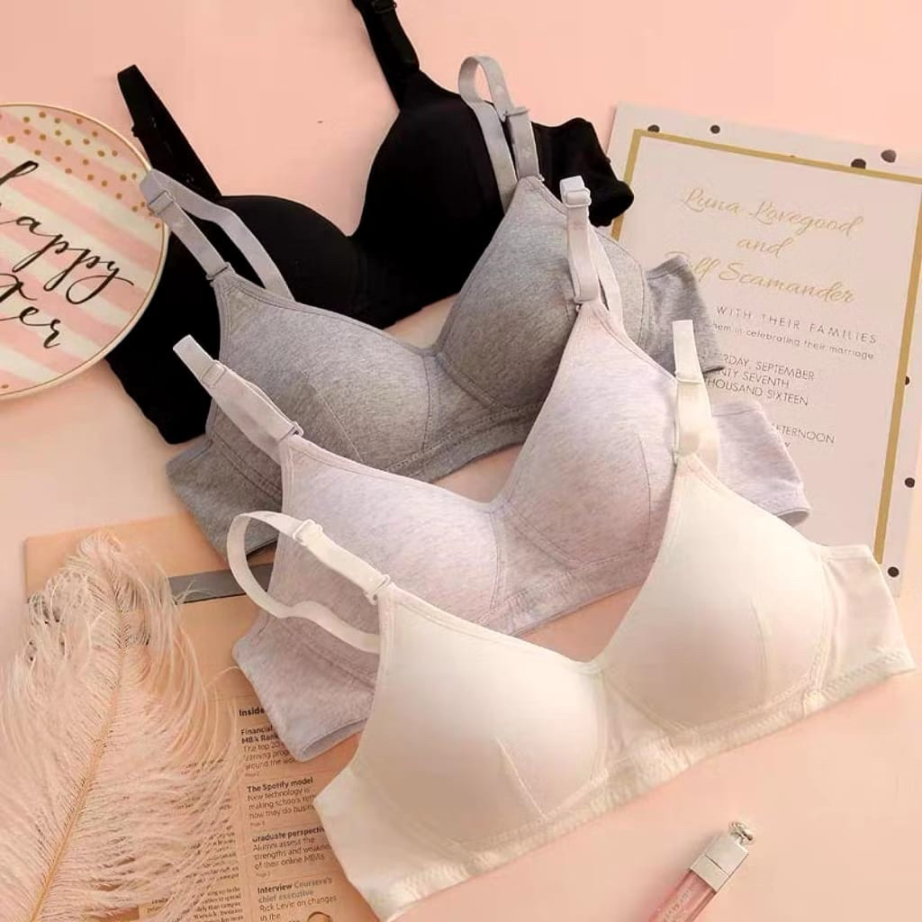 GROSIR  6 pcs Tank-top bra || Bra wanita dewasa || BH wanita isi 6 pcs murah || Bra tanpa kawat || B