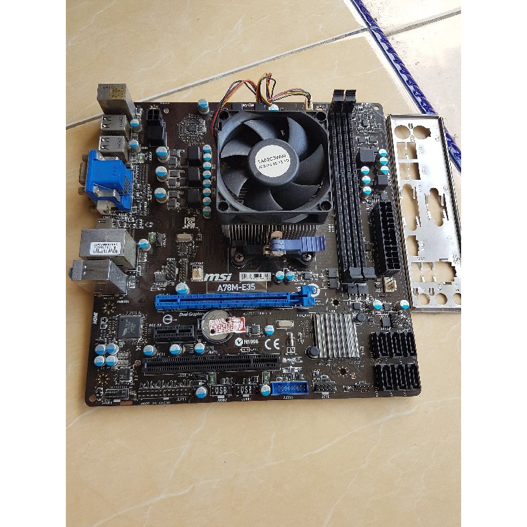 Sepaket AMD FM2 A8 6600K dan MSI A75M-E35 AMD FM2