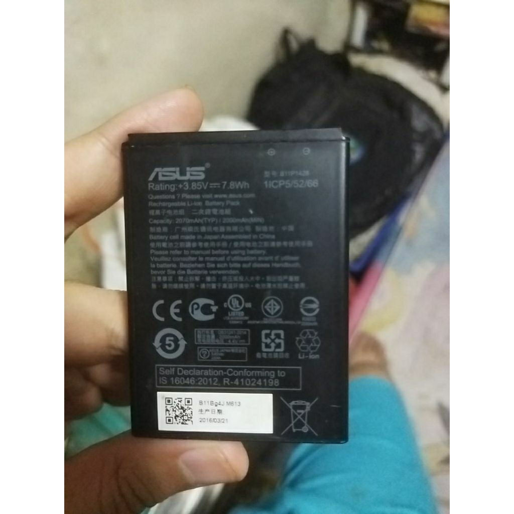 Baterai Asus Zenfone Go X014D B11P1428