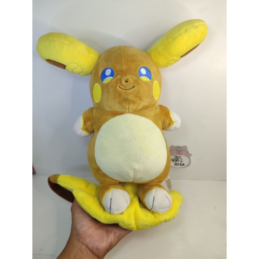 boneka raichu alolan pokemon raichu original