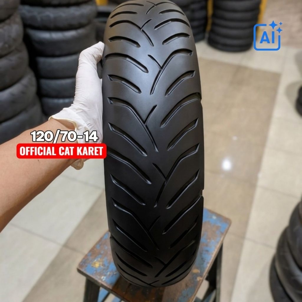 BAN MOTOR RING 14 TUBLES IRC 120/70-14 BAN BATIKAN
