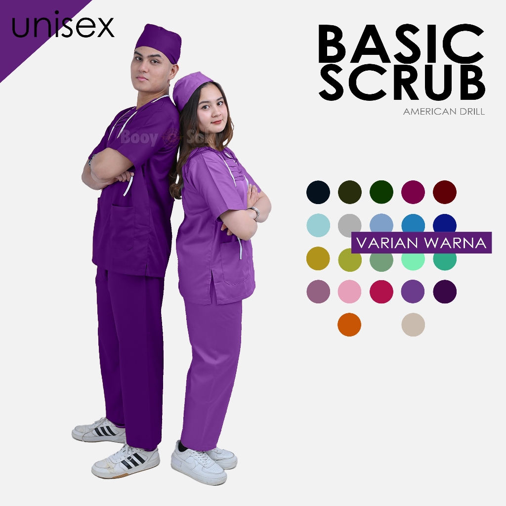 Baju Jaga Scrb Ok Oka Lengan Pendek