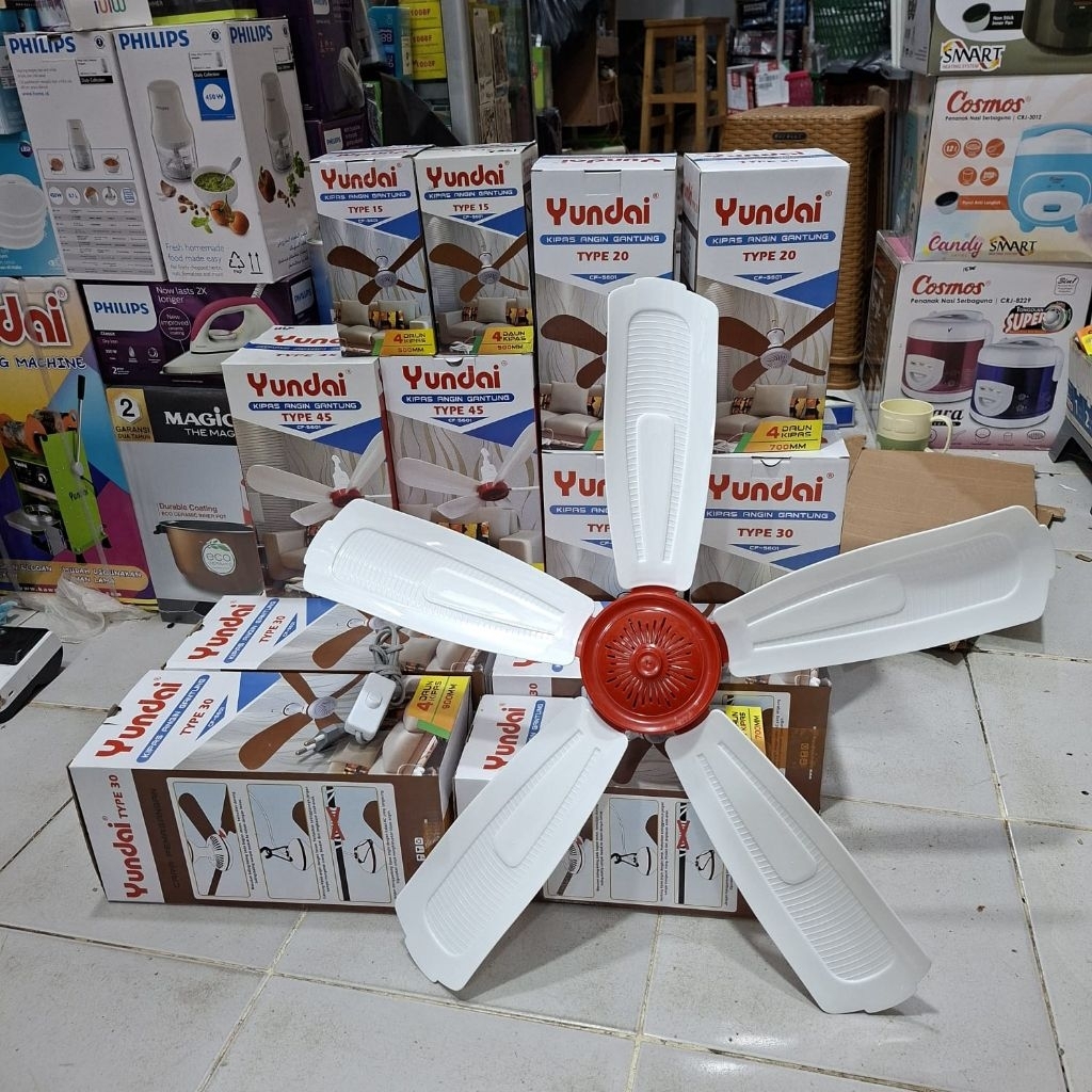 YUNDAI KIPAS ANGIN GANTUNG BALING BALING HELIFAN YUNDAI