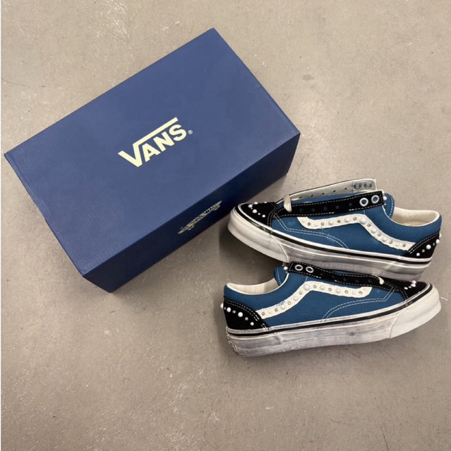 Vans Old Skool 36 Pearlized Navy Original Resmi