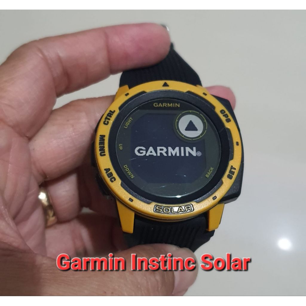 Garmin Instinc Solar Edition Smartwatch second mulus batre tahan sebulan