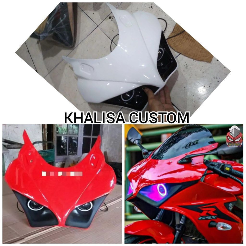 Cover headlamp Suzuki Gsx r150 Model Ducati lampu Projie