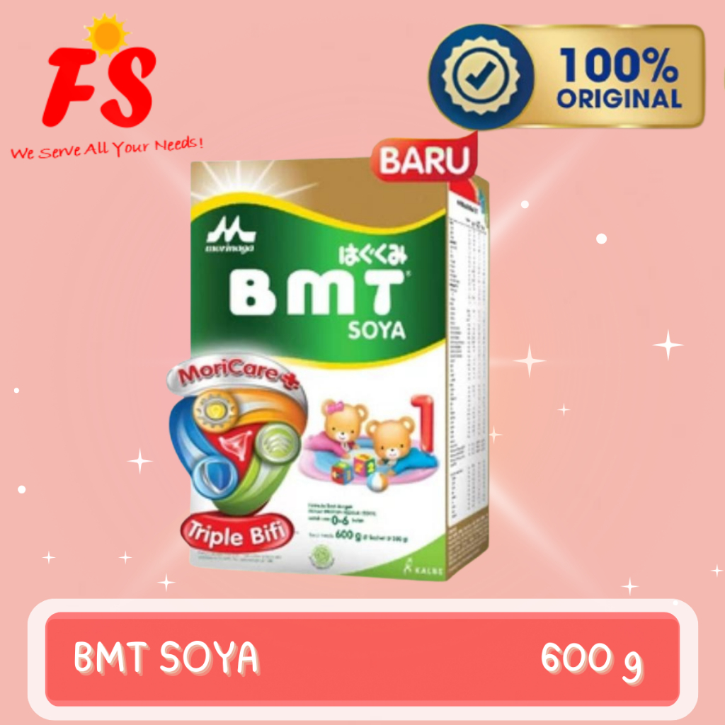 MORINAGA BMT SOYA SUSU FORMULA BAYI USIA 0-6 BULAN 600G