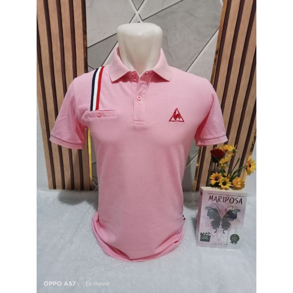 kaos kerah polo Le coq sportif