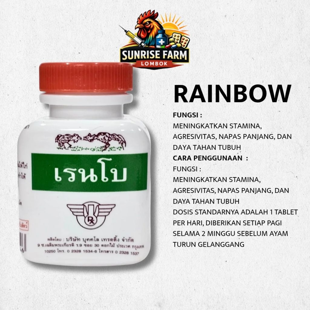 rainbow vitamin ayam