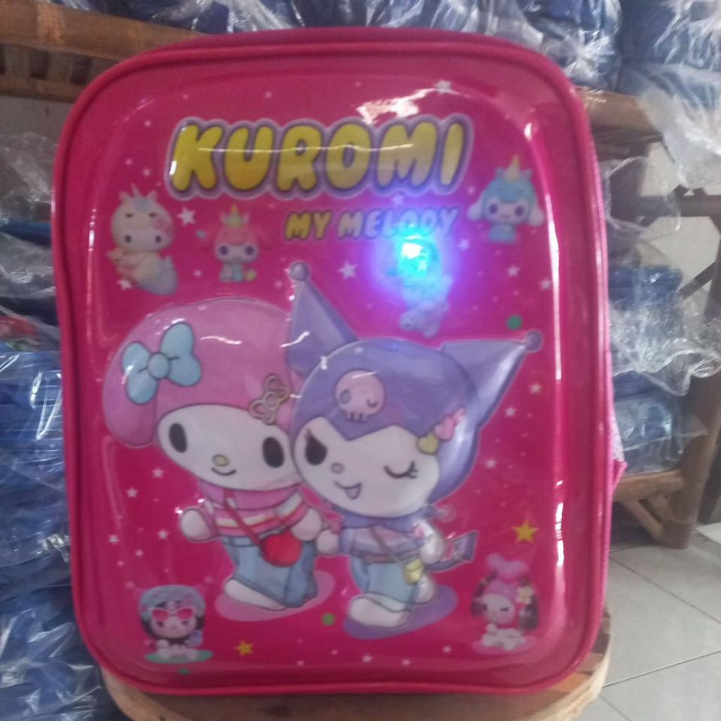 Tas anak TK 3D BER LED TAS BAGUS murah tas anak cewe/cowo