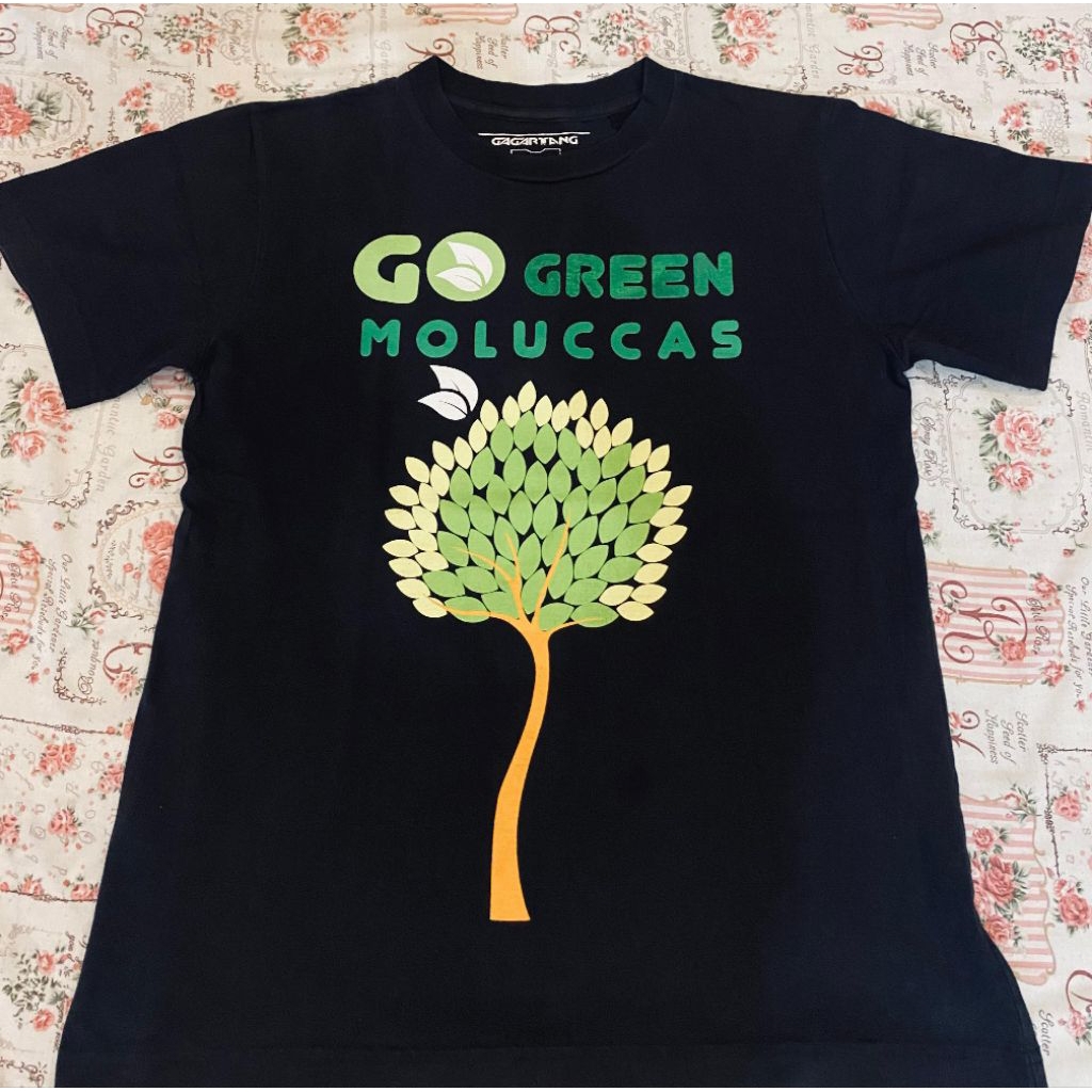 Kaos Go Green Ambon Original