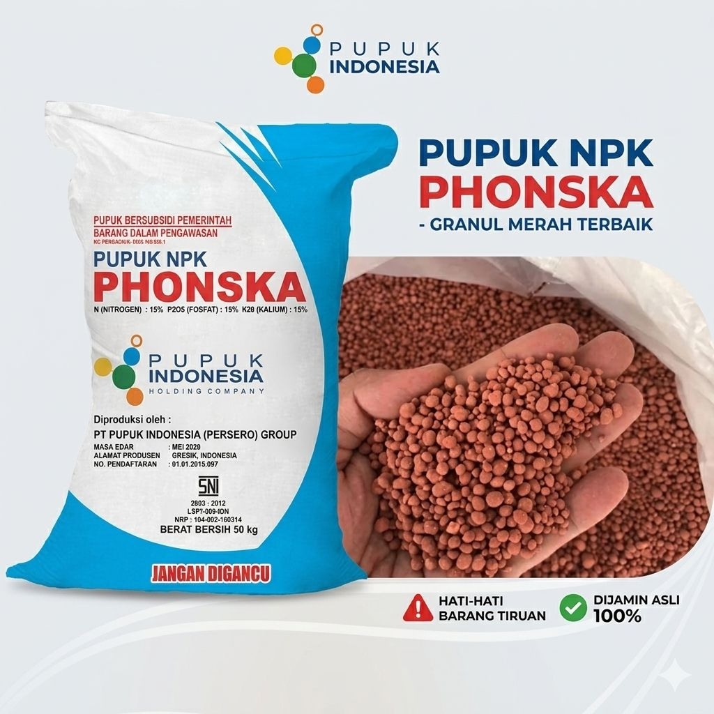 Pupuk Phonska NPK Merah Kemasan Repack