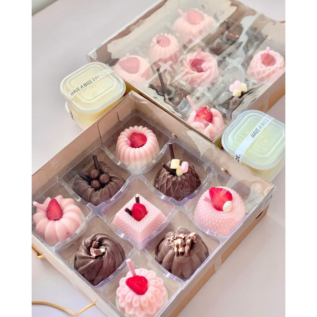BKKG01 Kotak Dus Kardus Tali Tutup Mika Kraft Kue Tart Cake Hantaran Hampers Nyonya Lie