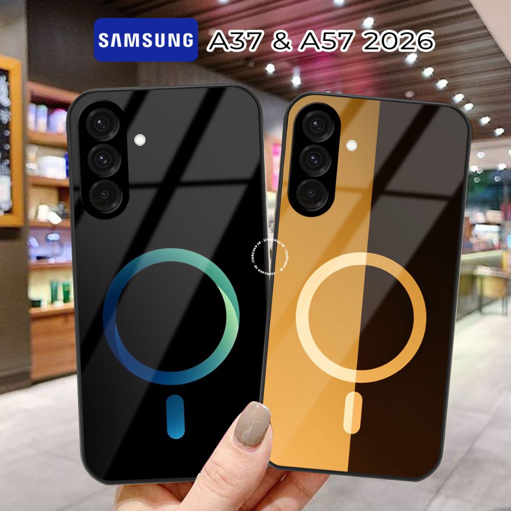 Softcase Kaca Samsung A37 2026 Samsung A57 Terbaru Casing Handphone Pelindung Kamera Protect [LL03] 
