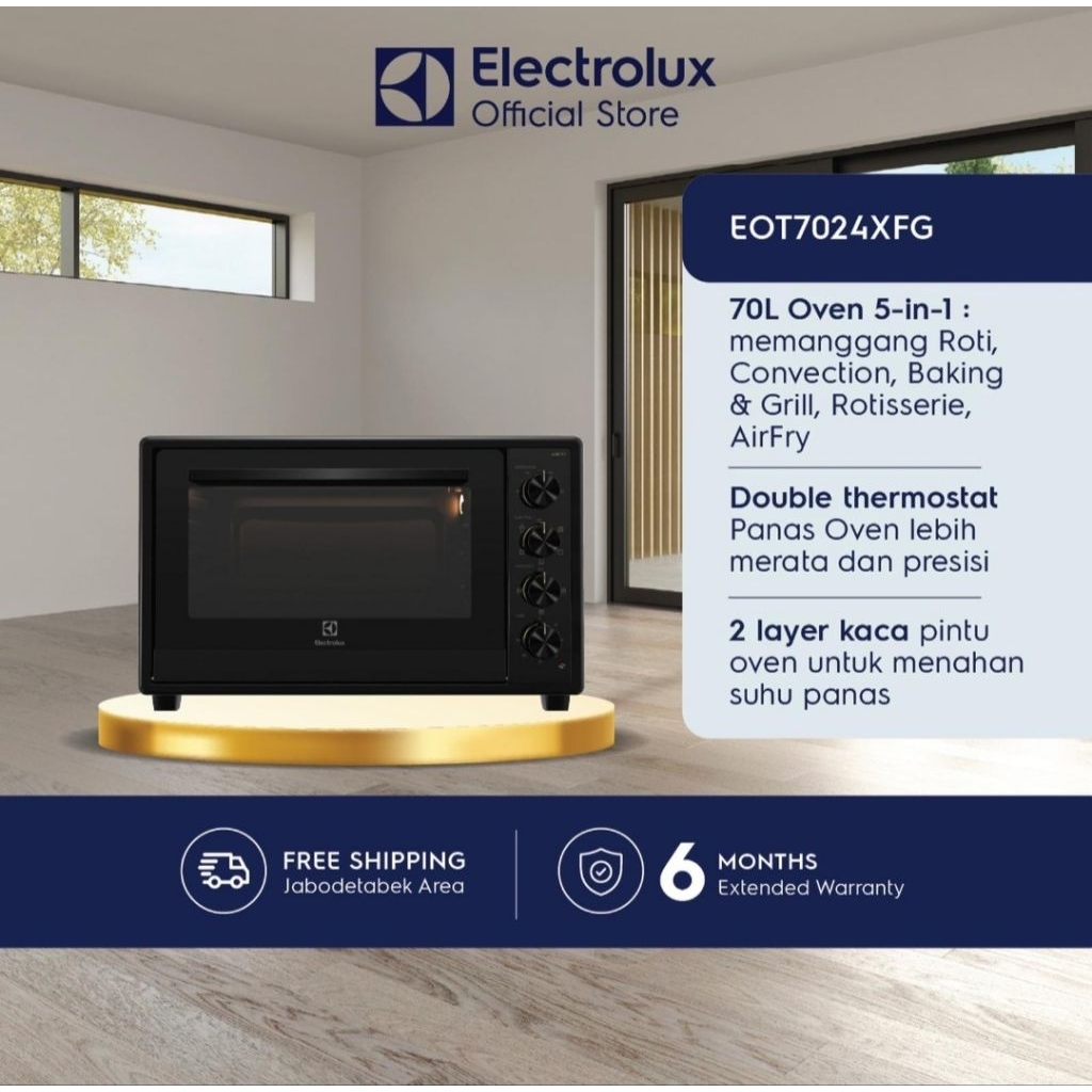 Electrolux Frestanding Oven 70L