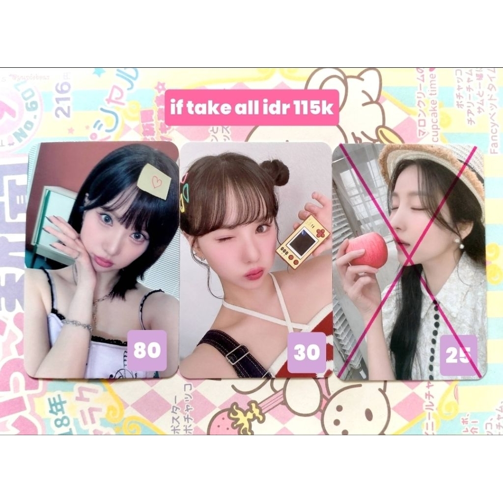 pc photocard official eunha viviz gfriend