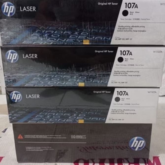 Toner Hp 107A Black W1107A Cartridge printer Hp laserjet pro m107w hp laserjet pro m107a hp laserjet