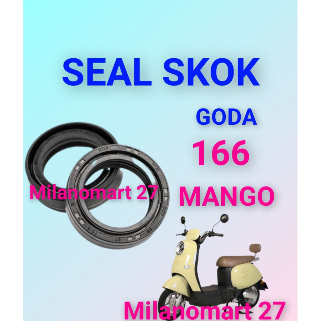 seal skok depan sepeda listrik goda 166 mango sil oli shock depan sepeda listrik goda mango 166