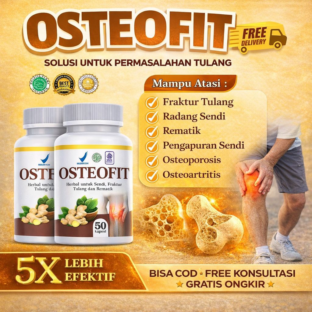 OSTEOFIT - Nyeri sendi lutut kaki dan fraktur tulang rematik osteoporosis radang sendi original 100%