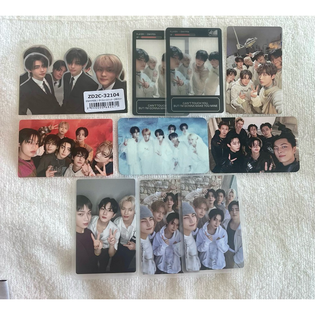 enhypen official photocard group ot7