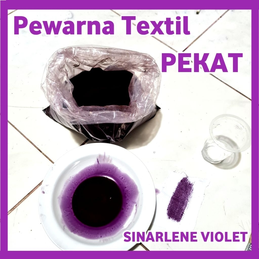 Pewarna pakaian / Wantex kiloan warna sinarlene Violet 1kg