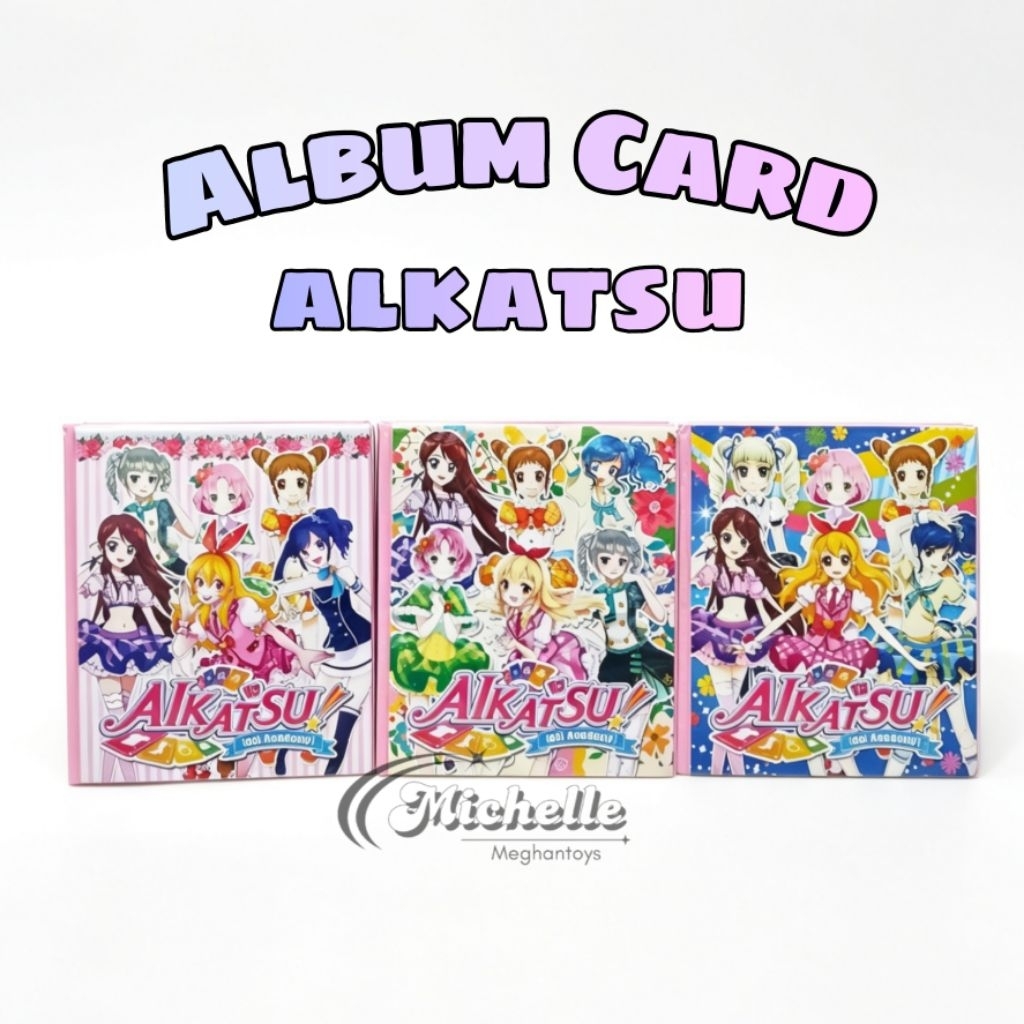 Album Card Aikatsu - Tempat Card Aikatsu 12 Lembar 2 Sisi / Album Card Idol
