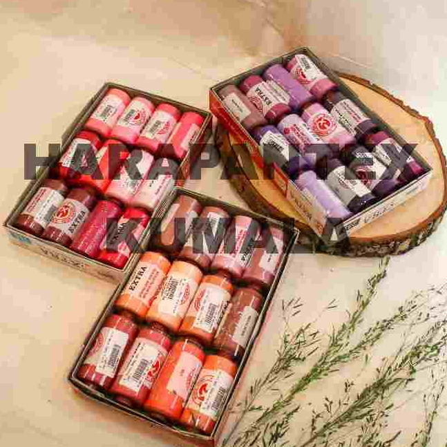 ( Jual Per 3 Pcs & Lusin) Benang Jahit Extra 500 yard Biji benang jahit Lengkap Warna(Part 6)