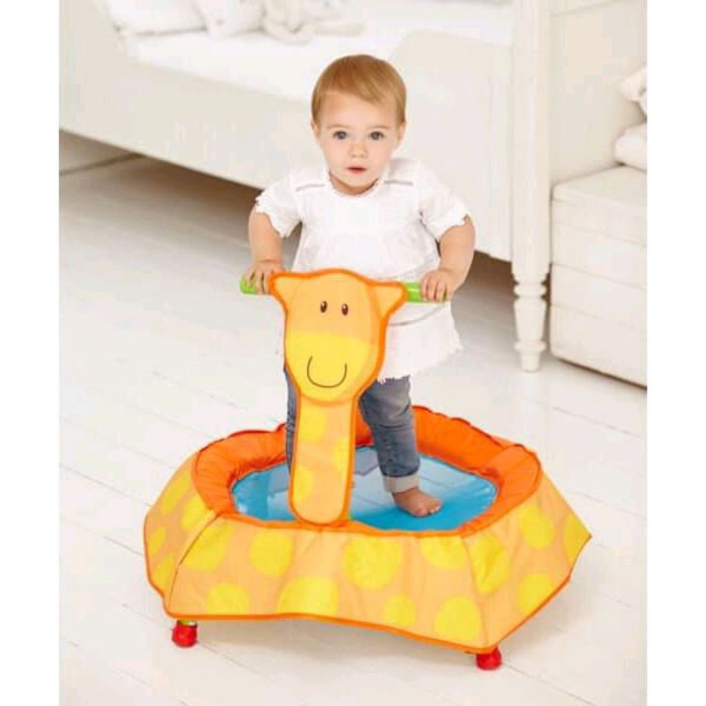 Preloved ElC Trampoline Giraffe Mothercare