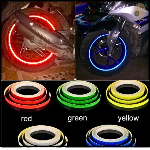 Sticker Stiker Sticker List Velg Roll Gulung Motor Mobil variasi