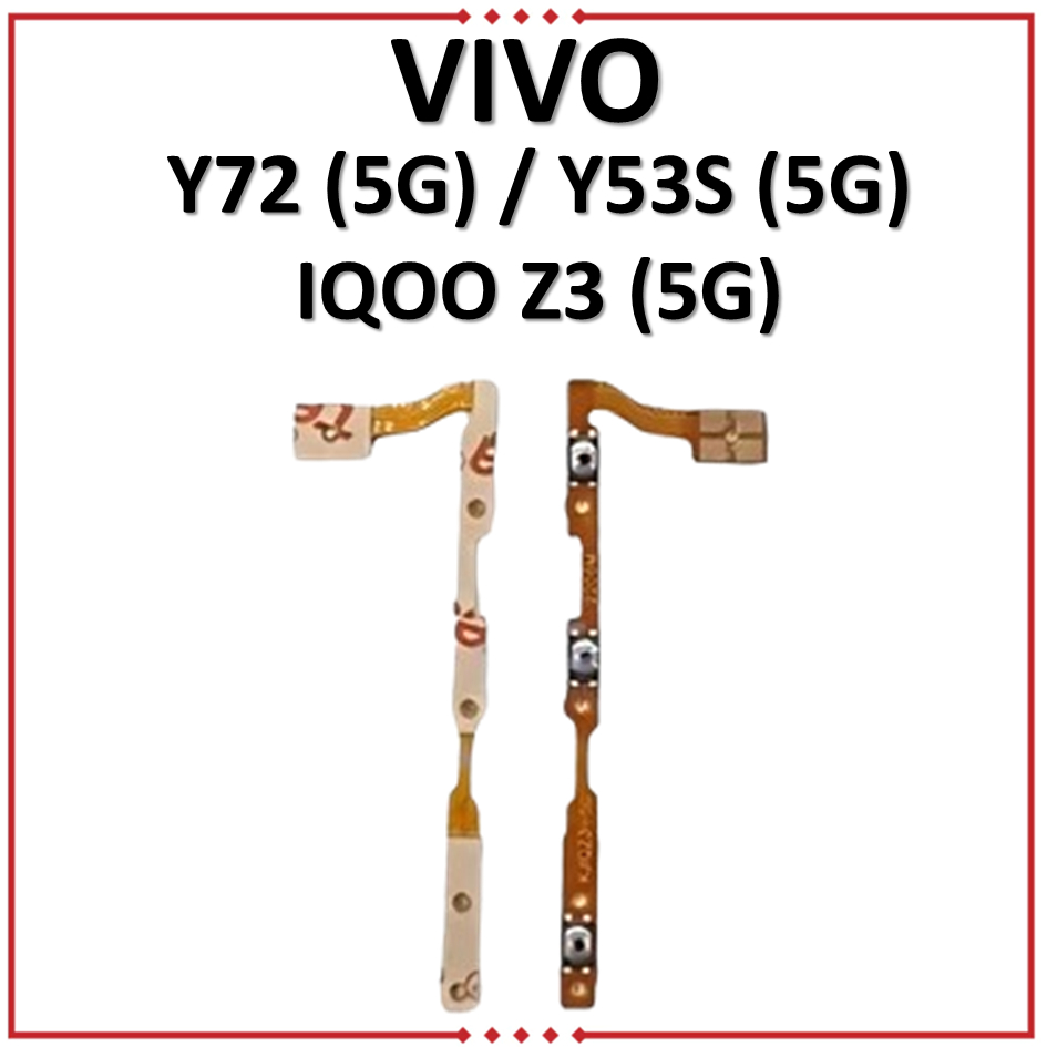 FLEXIBLE ON/OFF+VOLUME VIVO Y72 (5G) / Y53S (5G) / IQOO Z3 (5G) ORI100%