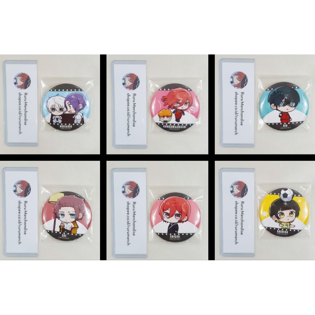 Blue Lock Puchimemo Chibi Can Badge