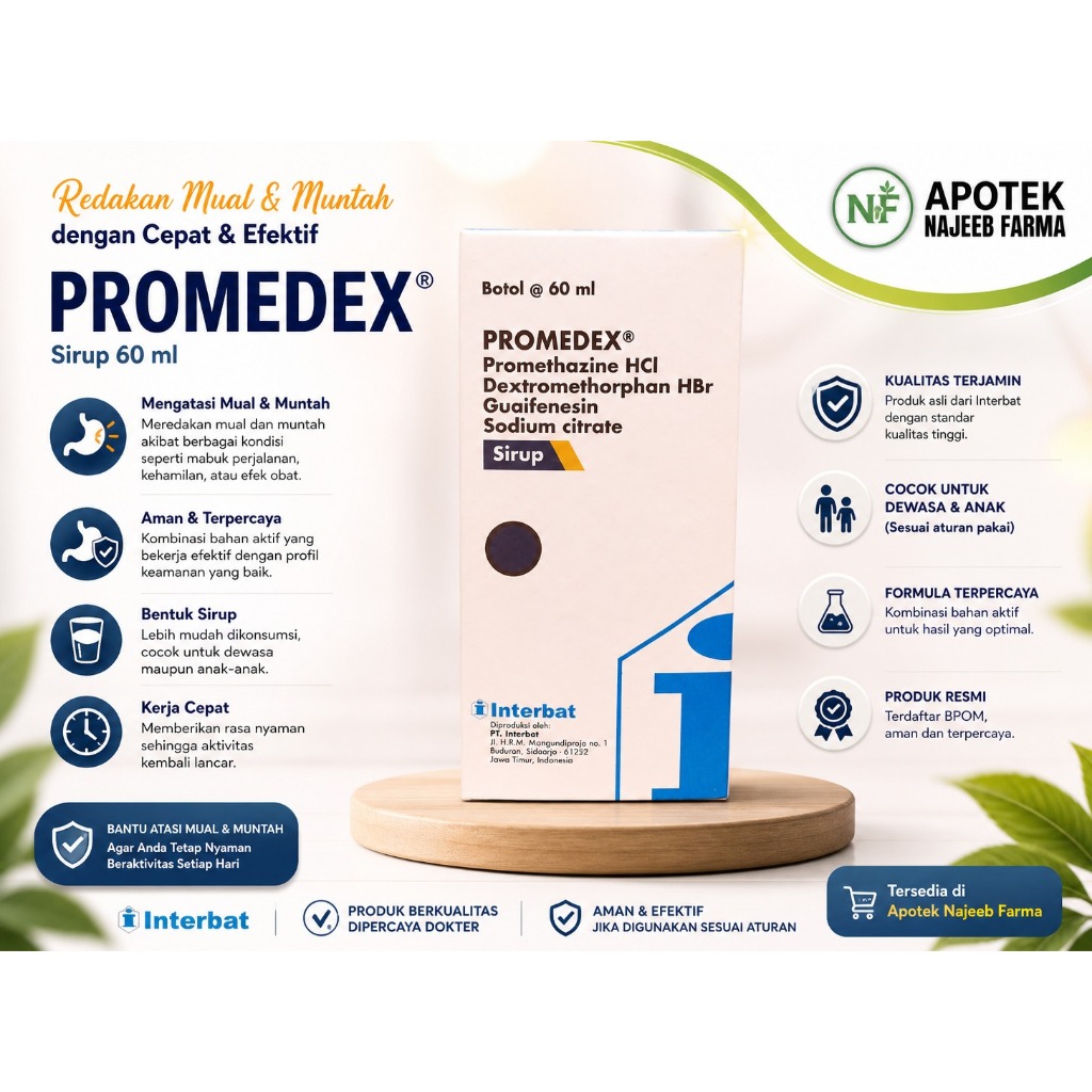 PROMEDEX SIRUP 60 ML 1 BOTOL