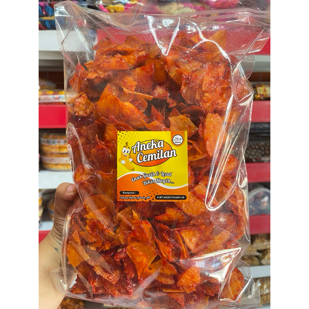 KERIPIK SINGKONG BALADO KEMASAN 1000g