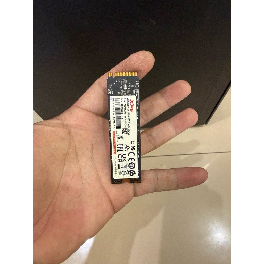 SSD ADATA XPG SSD NVME GEN 4 S70 BLADE 512GB