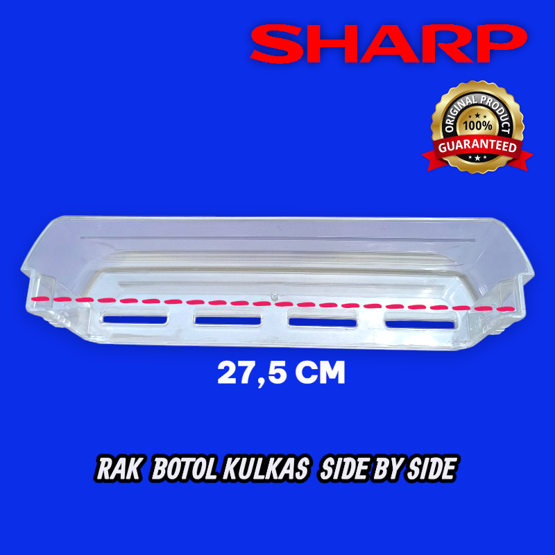 SHARP RAK BOTOL KULKAS SIDE BY SIDE ORIGINAL