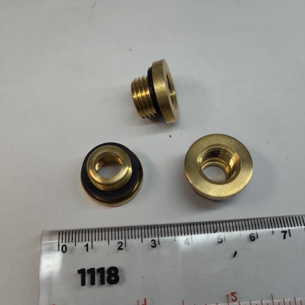 PB16/MX16/GS16/MM138/TB16 Konektor Kuningan + Karet Untuk Stik PB Nozzle 10mm Ke 14mm Nozzle Elektri