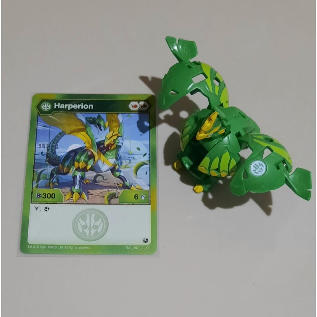 Bakugan Battle Planet Ventus Harperion + character card