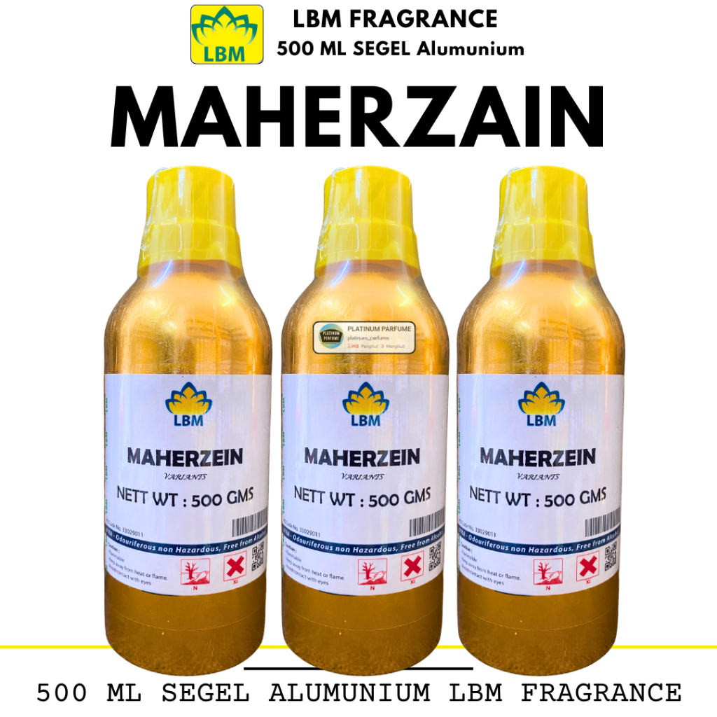 Bibit Parfum MAHER ZAIN ( SEGEL 500 ML ) Bibit Parfum LBM Original