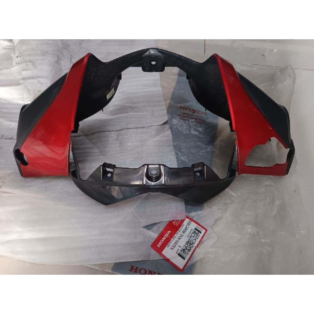 batok lampu depan supra x 125 batman merah maroon csr ori ahm baru