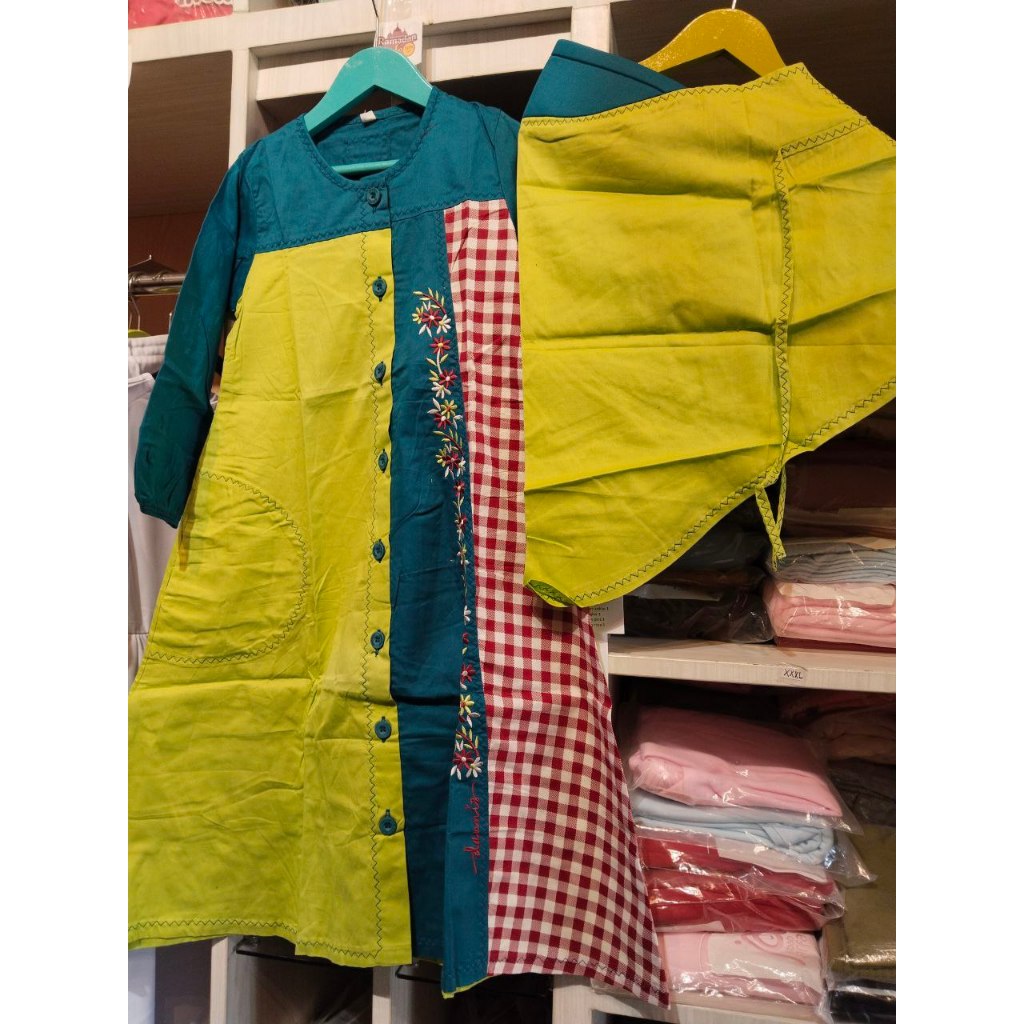 Set Gamis Anak Dannis Diskon Spesial 50%