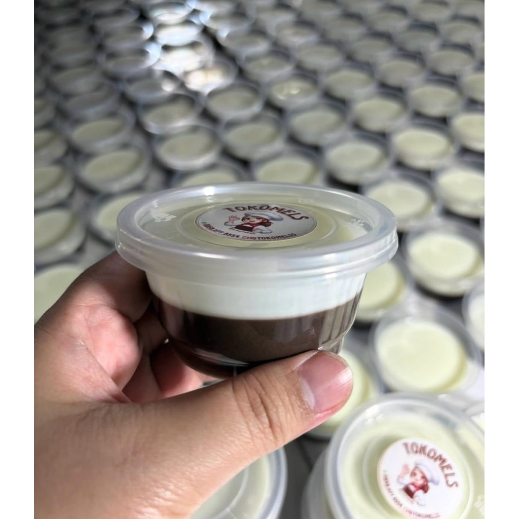 Puding coklat cup 100 ml