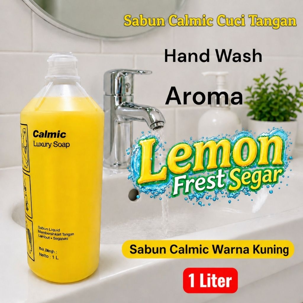 Sabun Cuci Tangan Calmic Luxury Soap 1Liter