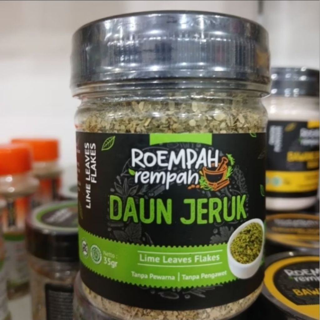 Daun Jeruk Purut Bubuk kasar | Lime Leaves Dried 35g