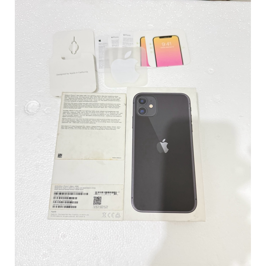 Dus box iphone 11 original bawaan ibox