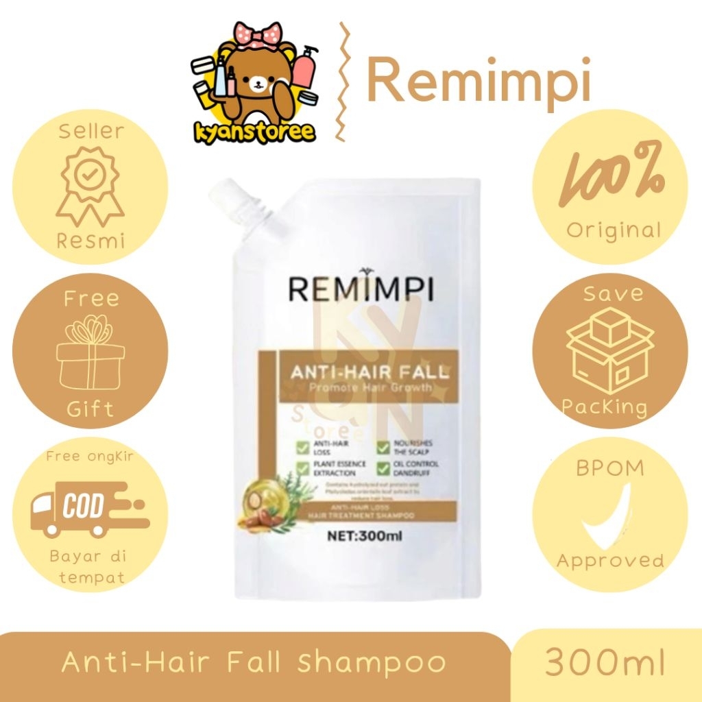 REMIMPI SHAMPOO HAIR FALL TREATMENT / REMIMPI SHAMPOO ANTI RONTOK