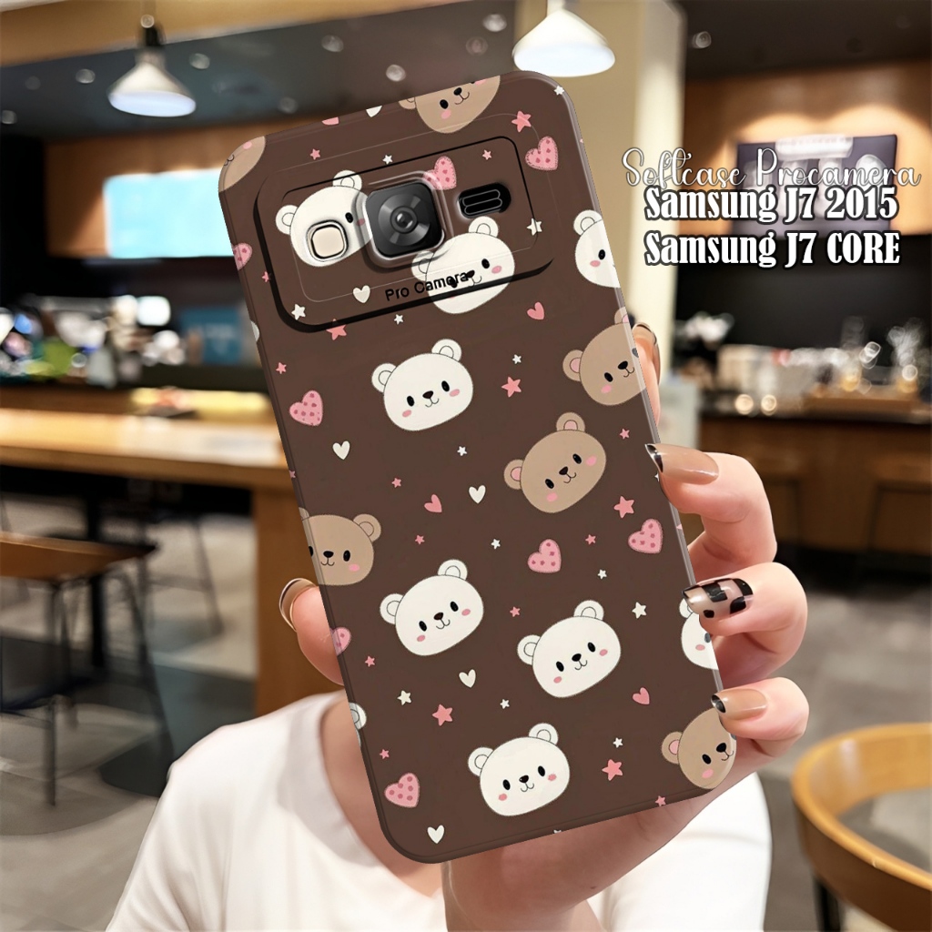 Cassing Procamera Samsung J7 2015 - J7 DU OS - J7 CORE Terbaru - Fashion Case - Silikon Tpu - Ready 