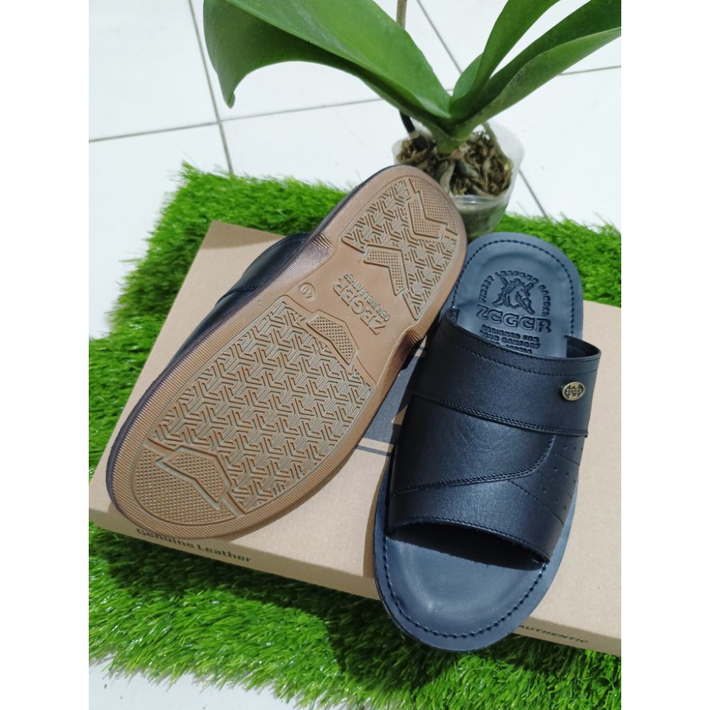 zeger sandal kulit pria dewasa P 102 original 100%