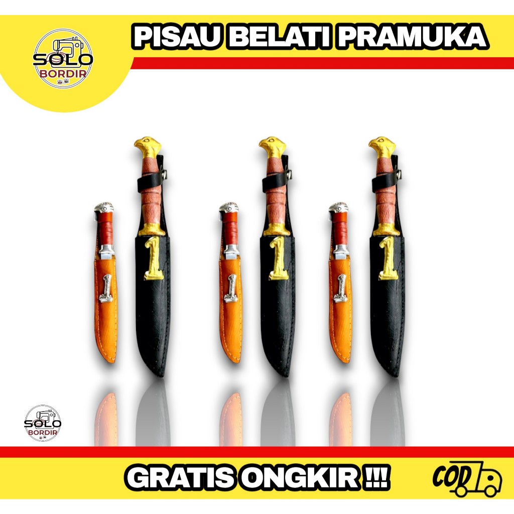 Pisau belati pramuka besar | pisau belati pramuka kecil