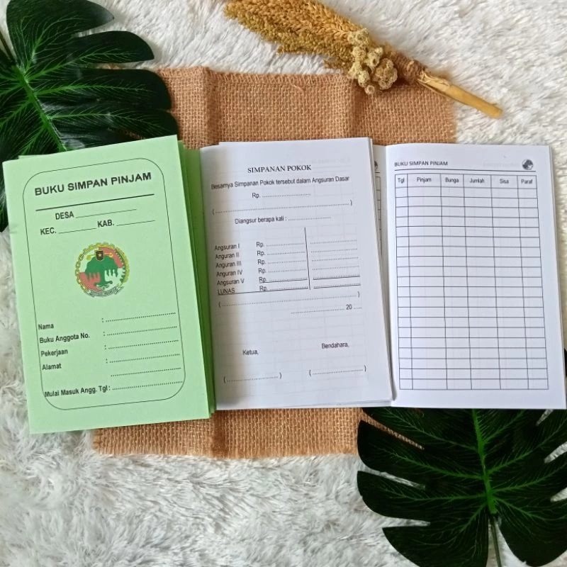 BUKU SIMPAN PINJAM KOPERASI CUSTOM/BUKU TANDA ANGGOTA KOPERASI