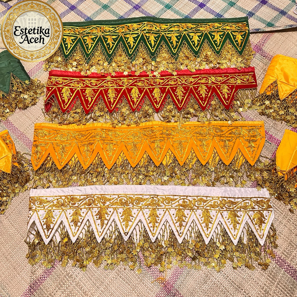 AYU AYU KASAP PELAMINAN ACEH 2 METER(BESAR)/DEKORASI PELAMINAN ACEH